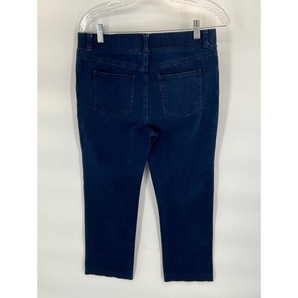 Betabrand Women's‎ S-Petite Medium Blue Denim Pants Pockets - Picture 3 of 8